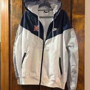 Nike Black and White Windbreaker Jacket
